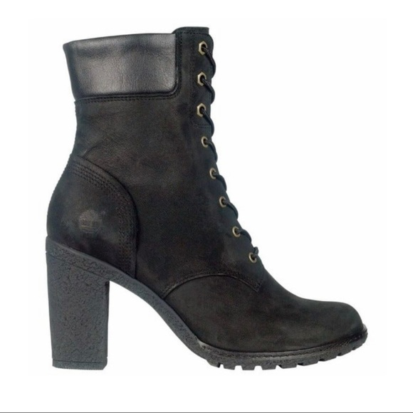 Timberland black ladies 7 very comfortable look great with fishnet leggings - Picture 2 of 3